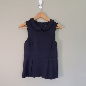 J. Crew Jacquard Pelum Top